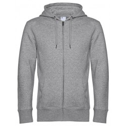 B&C Džemperis su gobtuvu ir užtrauktuku